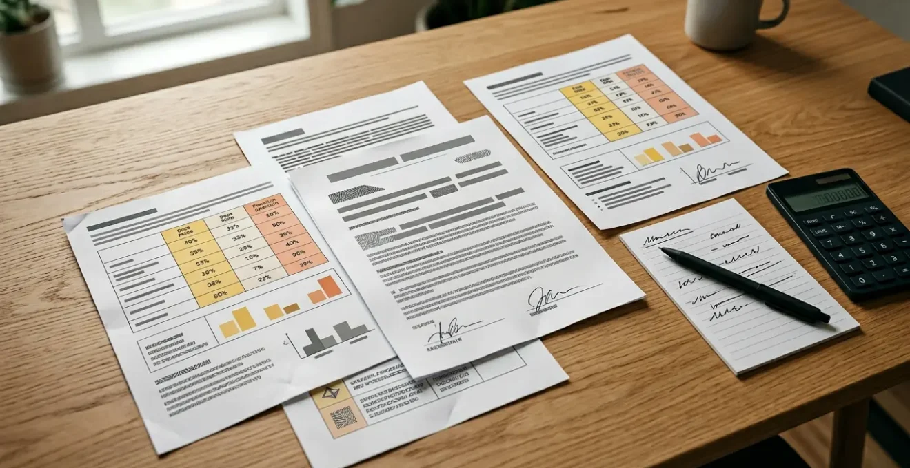 Analyse de documents financiers pour l'assurance crédit immobilier